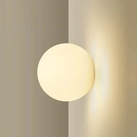 Glas-Wandlampe