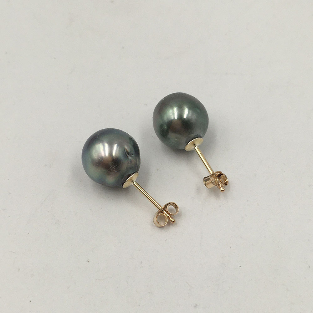 Südsee-Perlen-Ohrstecker in 14K Gold