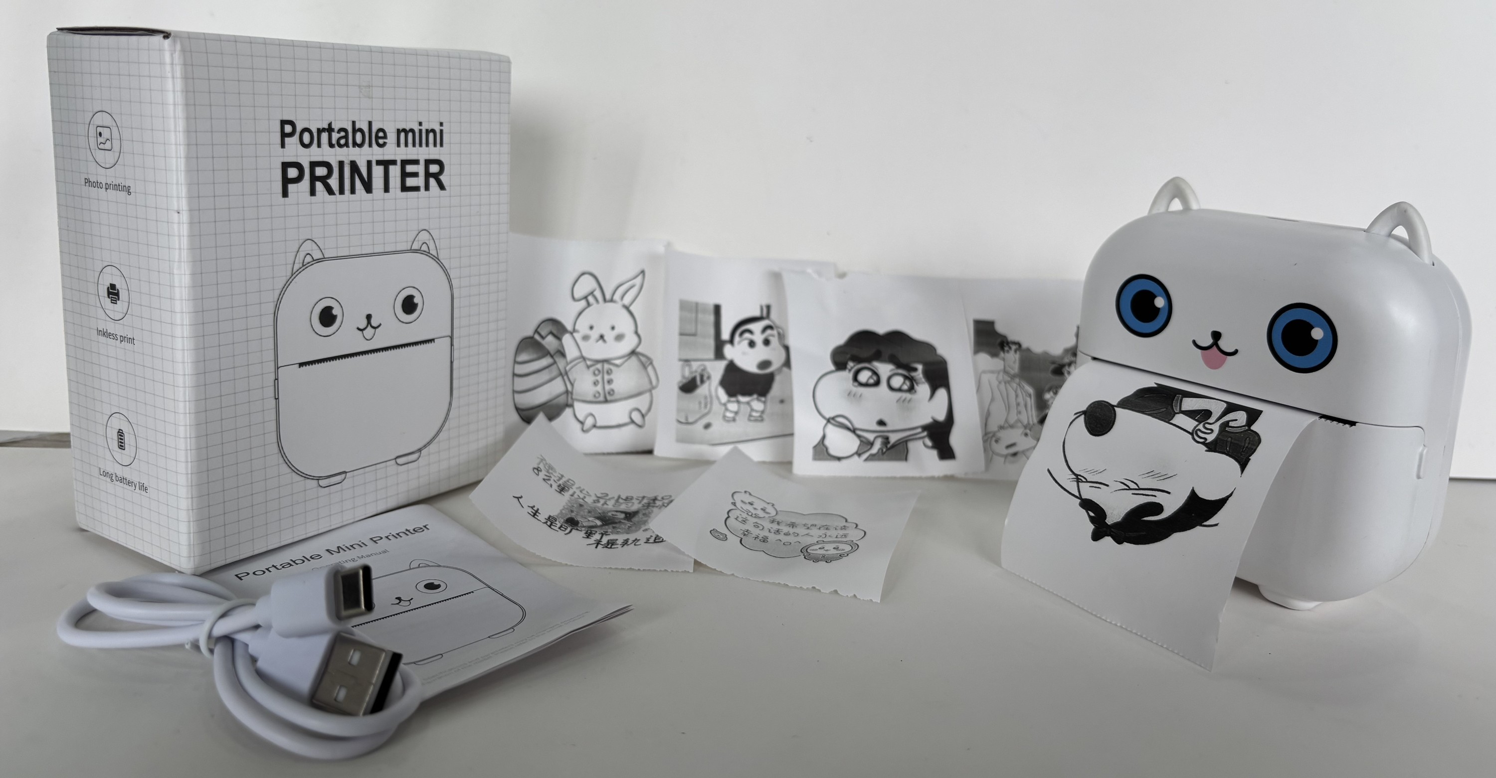 Kinder-Sofortdruckkamera mit Dual-Objektiv und Sticker 2