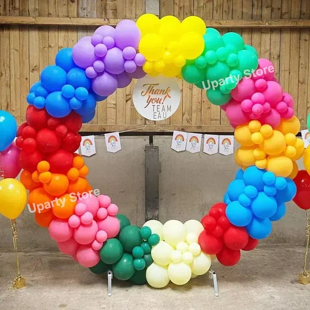 Bunte Regenbogen-Latexballons 30 Stück Party 4