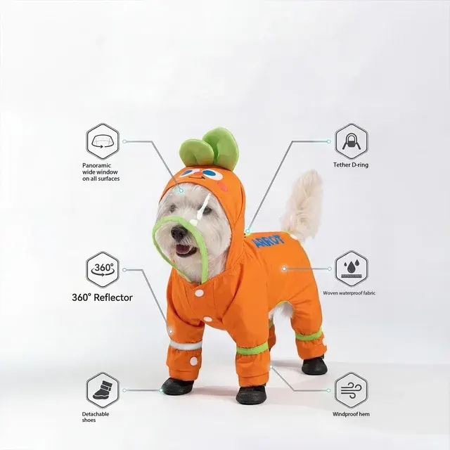 Hunde-Regenoverall 4