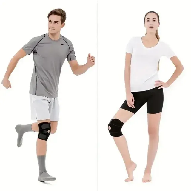 Verstellbare orthopädische Kniebandage mit Patella-Schutz 4