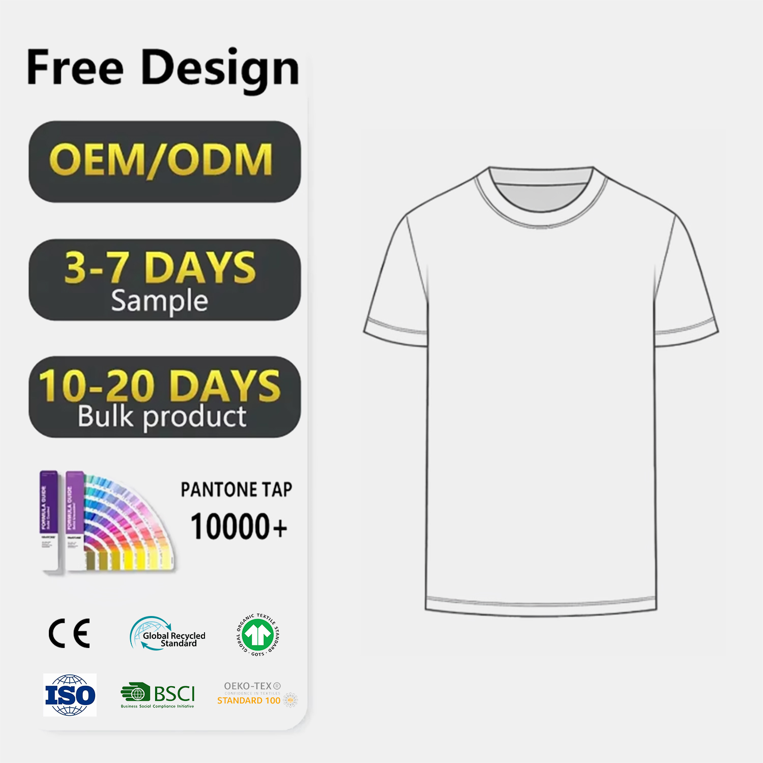 Schweres Oversize-T-Shirt aus 230 GSM Baumwolle 4