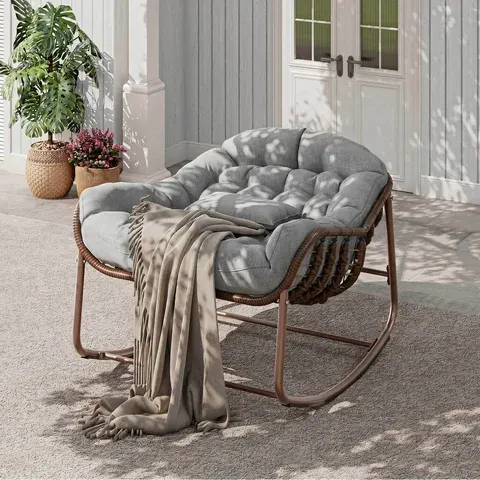 Papasan-Schaukelstuhl