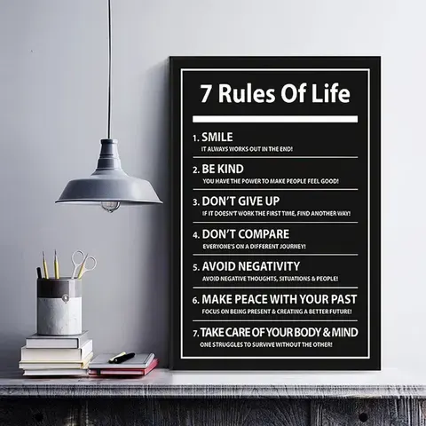 Motivations-Leinwandposter