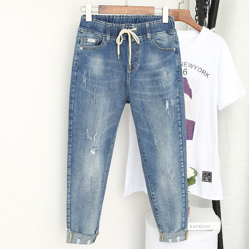 Lockere High-Waist Haremshose für Damen