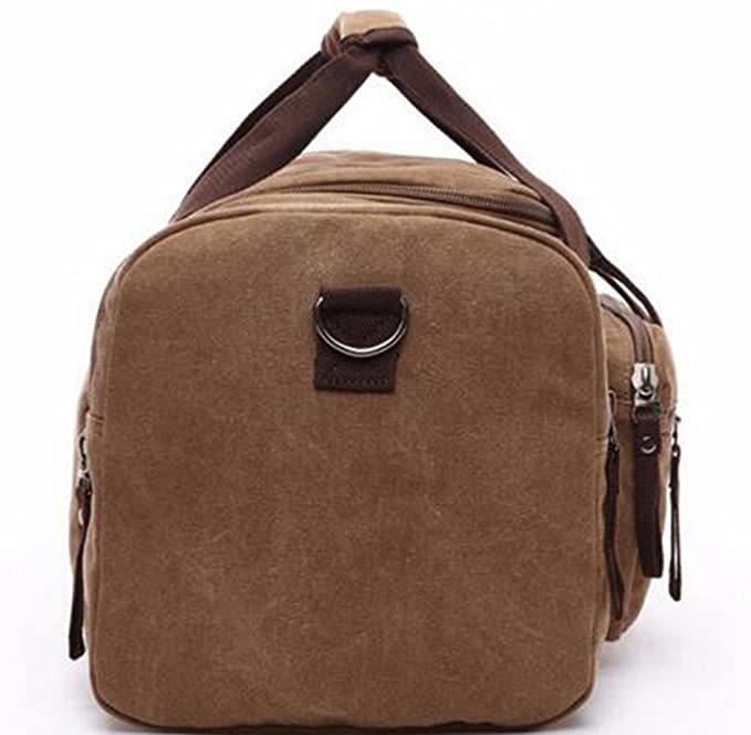 Vintage Weekender Canvas-Reisetasche Solide 4