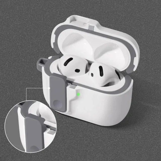 Magnetische TPU-Schutzhülle mit Haken für Ohrhörer 4