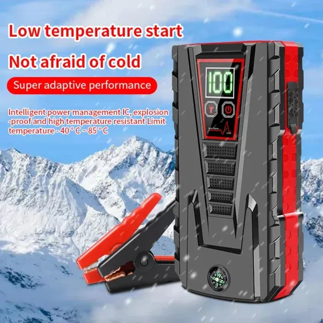 12V Auto-Booster mit Powerbank und LED-Licht 4