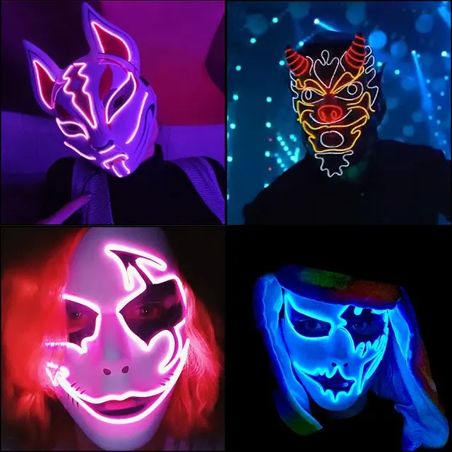 LED-Halloweenmaske 3