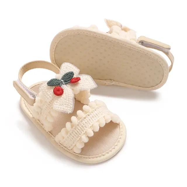 Sommersandalen für Mädchen mit Schleife 4