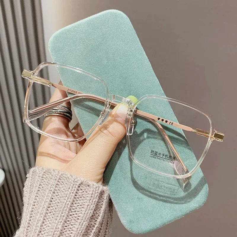 Transparente Unisex-Lesebrille mit Blaulichtfilter 2