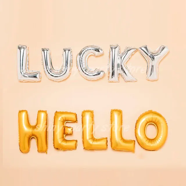 Buchstabenfolienballon 4