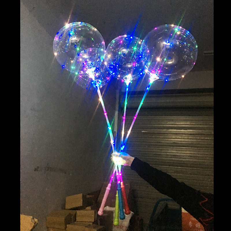 18-Zoll-Bobo-Ballon mit Stab und Blinkmodi 3