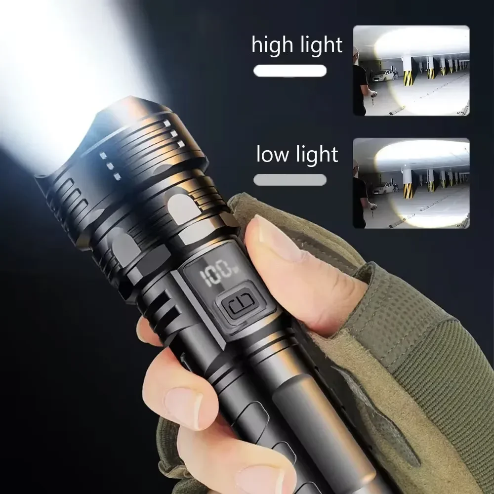 Wiederaufladbare LED-Taschenlampe mit Zoom, 1000 lm 2