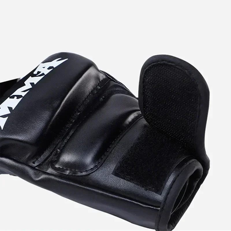 PU-Boxhandschuhe, halbfingrig, Muay Thai 3