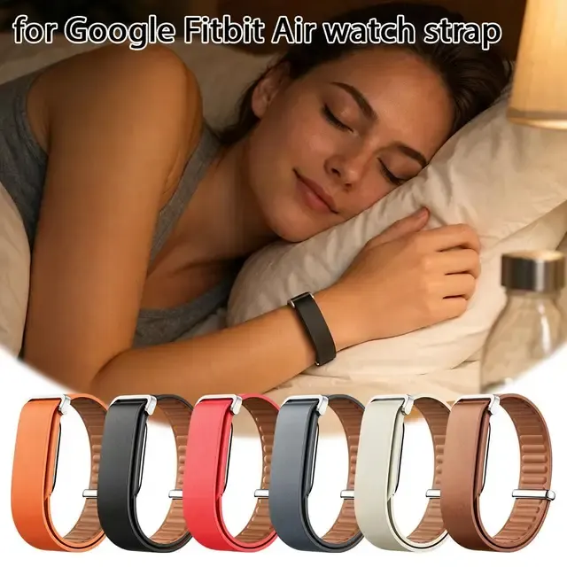 Ultradünnes Leder-Uhrenarmband mit Schiebeverschluss 3