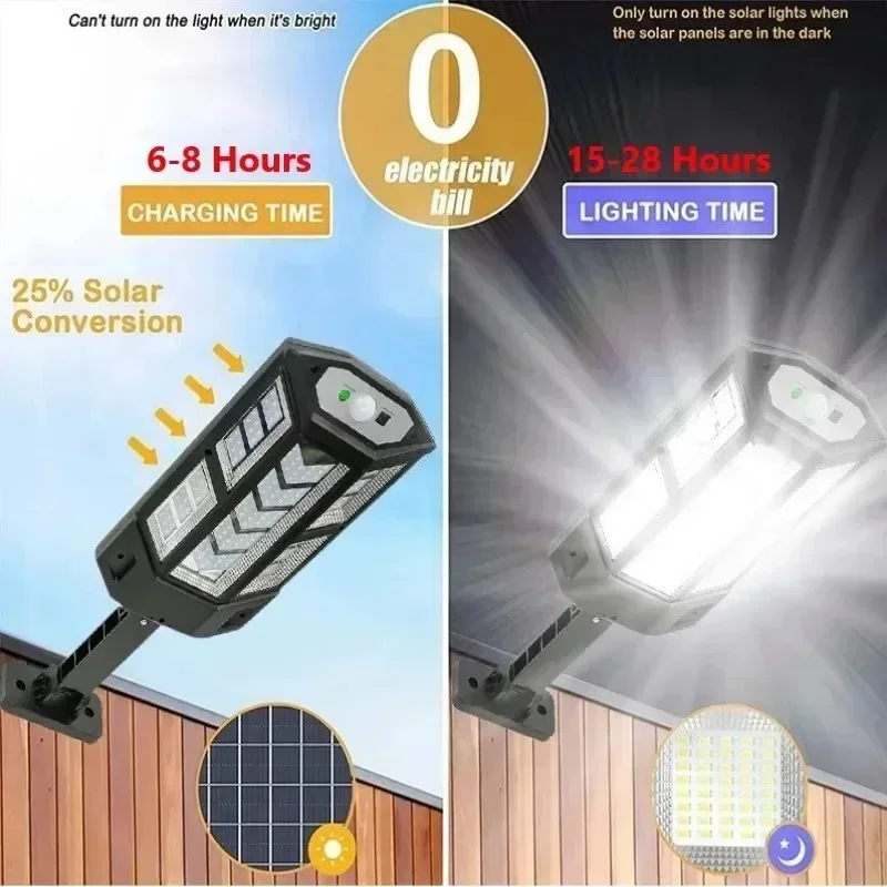 Solar-LED-Außenleuchte mit Bewegungsmelder IP65 2