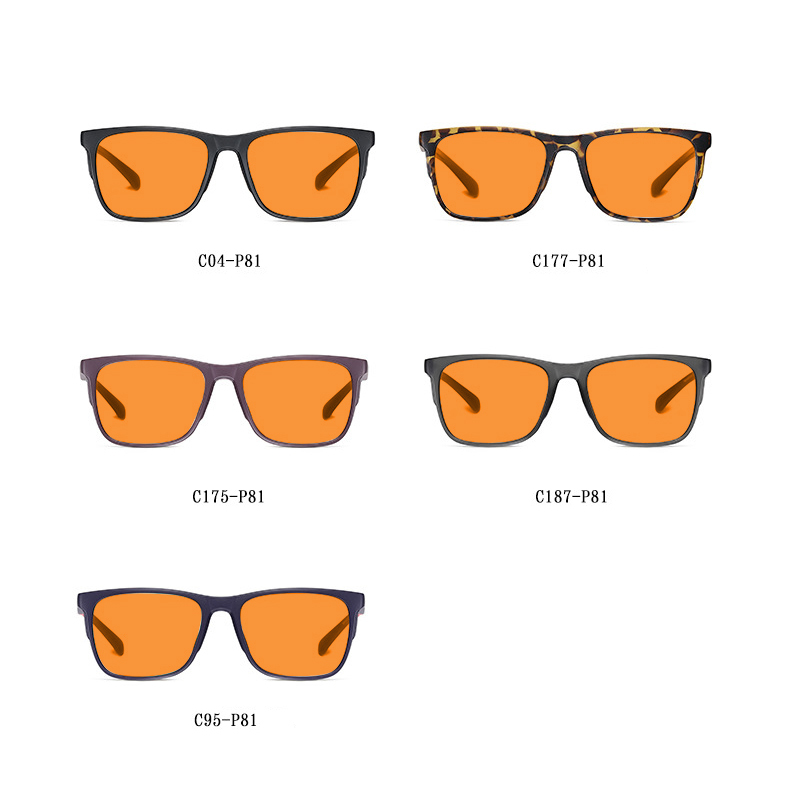 Quadratische Lesebrille mit Blaulichtfilter 4