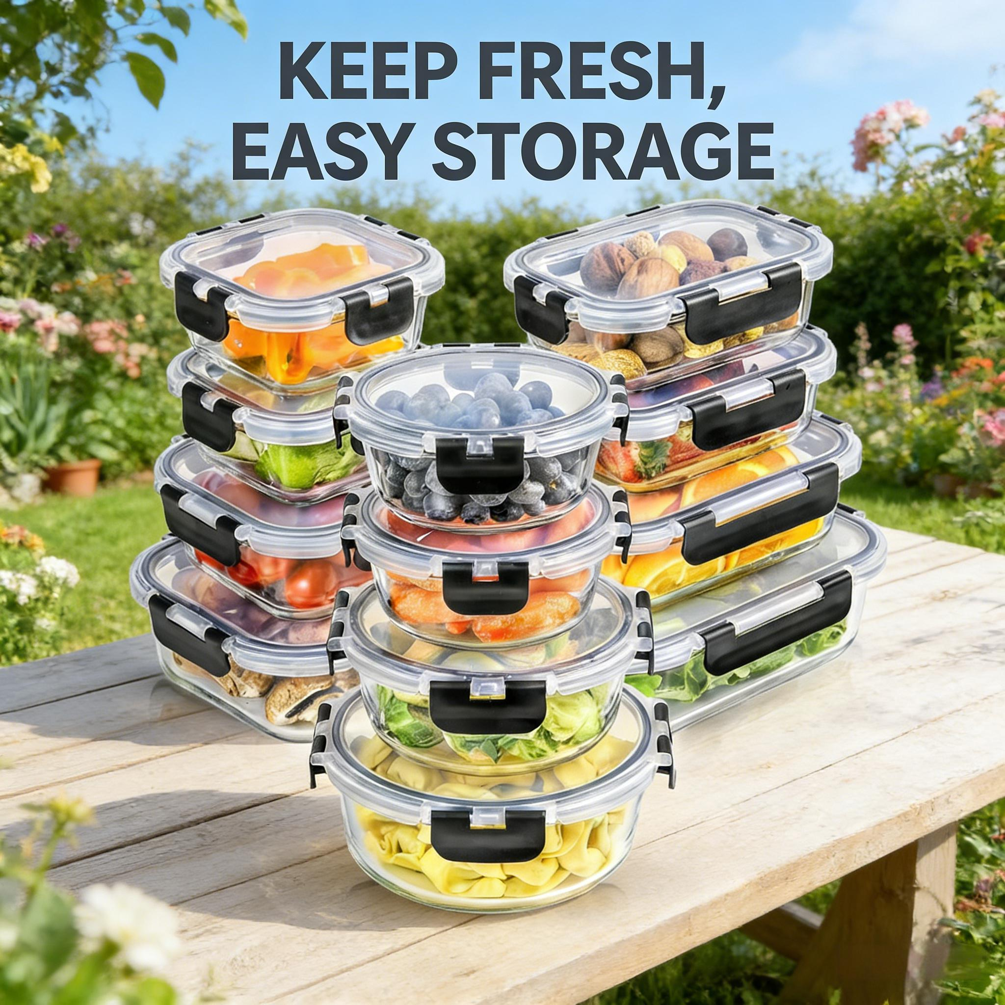 Meal-Prep-Glasbehälter