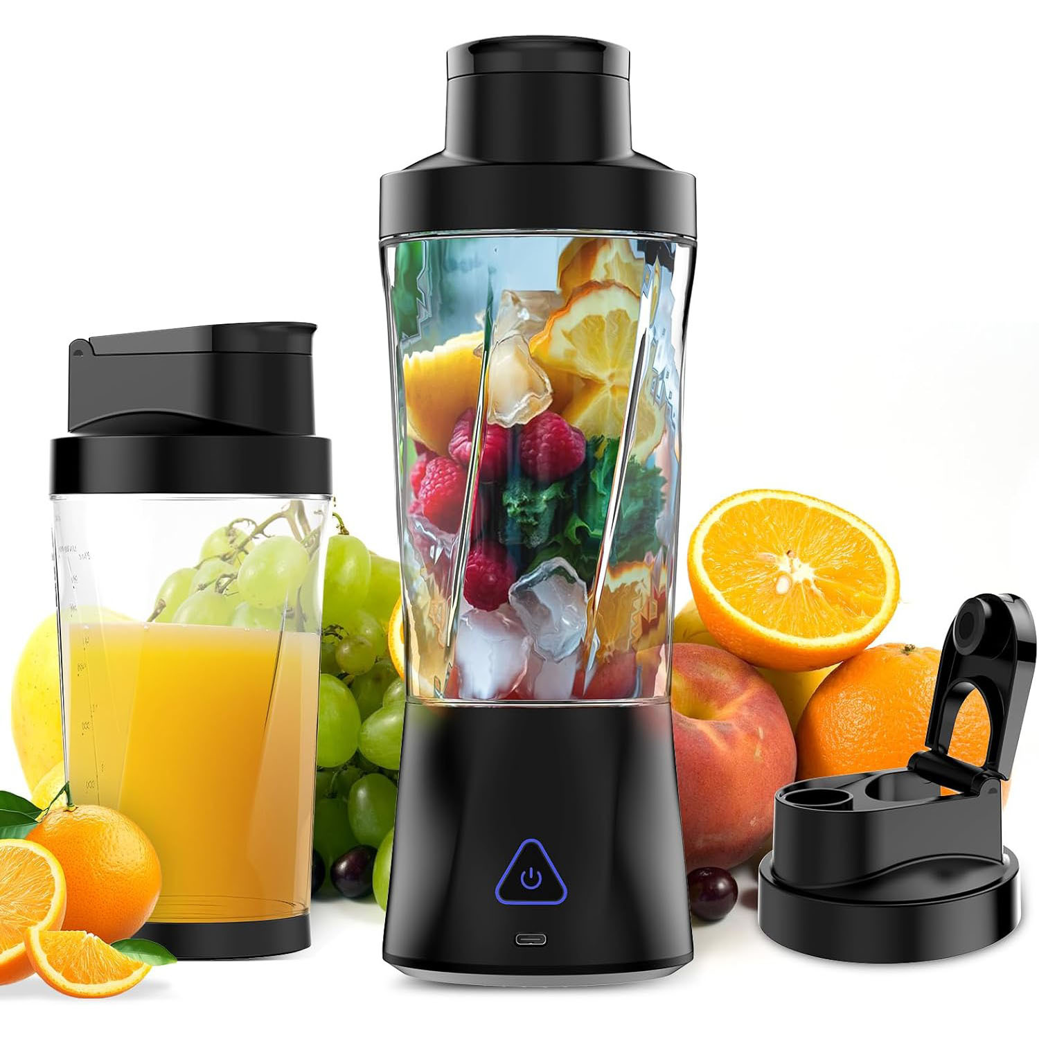 Akku-Smoothie-Mixer 360W mit Trinkflasche