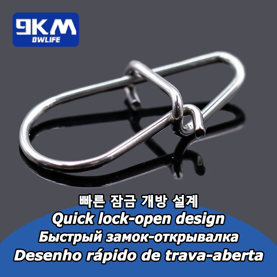 Edelstahl-Duo-Lock-Clips im Sparset 4