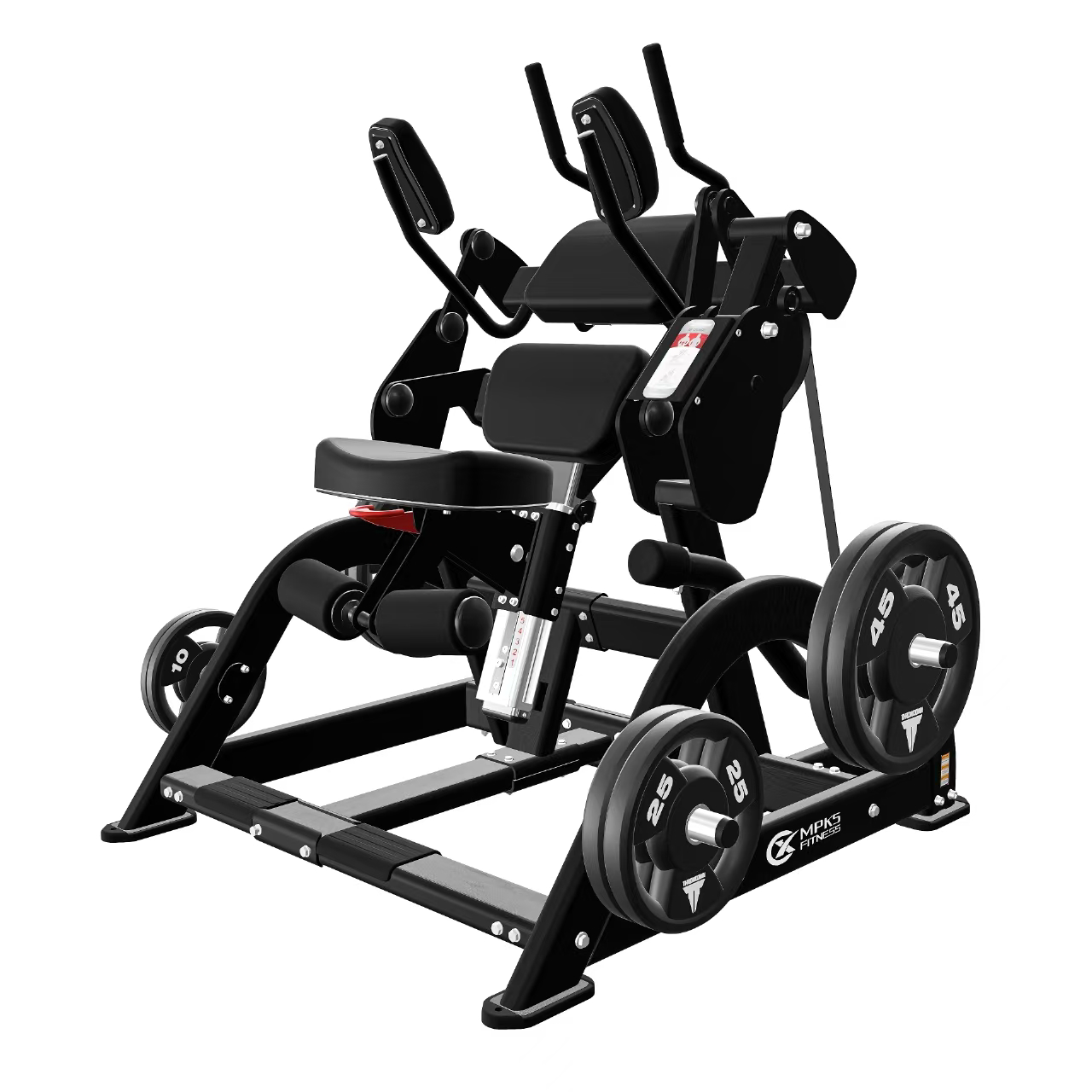 Verstellbare Stahlplatten-Smith-Maschine mit Bauchtrainer