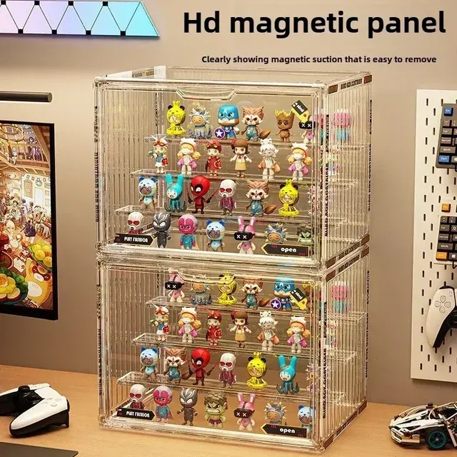 Transparente Acryl-Vitrine für Sammlerfiguren 4