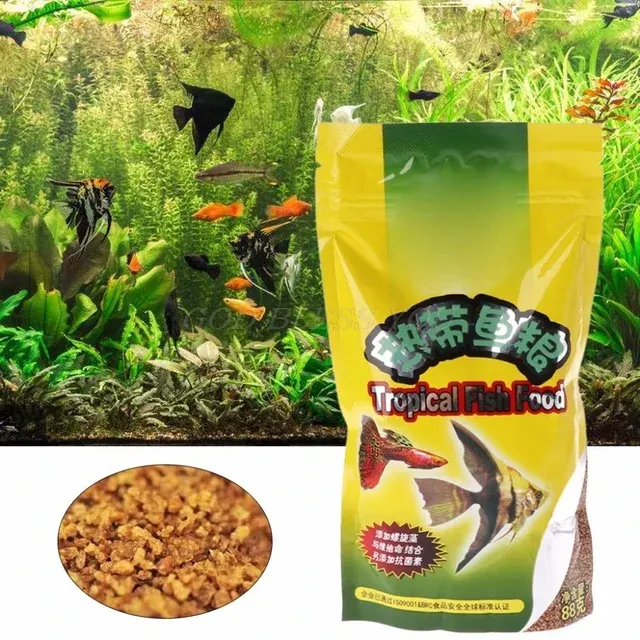 Fischfutter-Körnchen 3