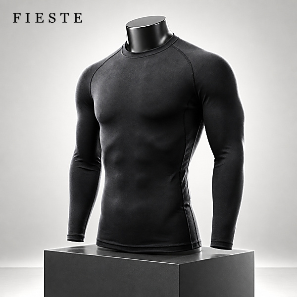 Herren Langarm Kompressionsshirt Fitness Training