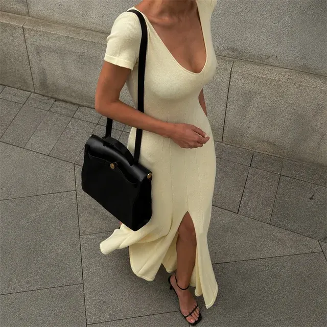 Strick-Maxikleid 2