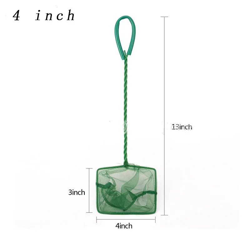 Tragbarer Aquarium-Fischkescher mit langem Griff 3