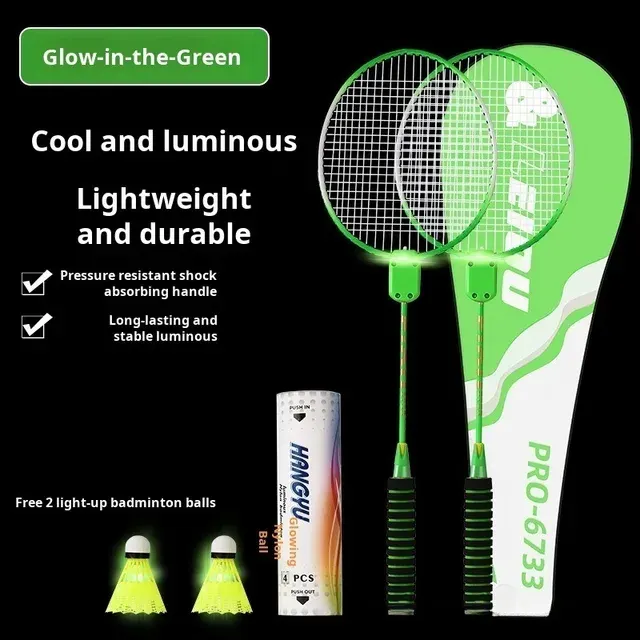 Leuchtendes Badminton-Set 3