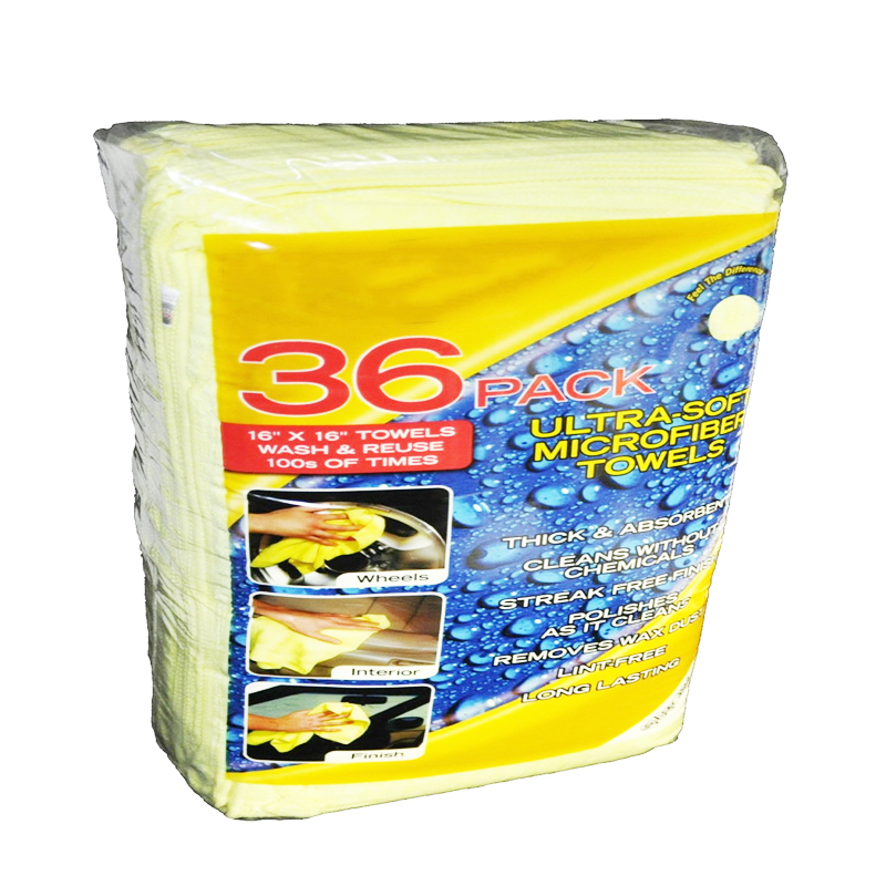 Mikrofaser-Autotuch-Set, 200 und 400 g/m², 36 Stück 2