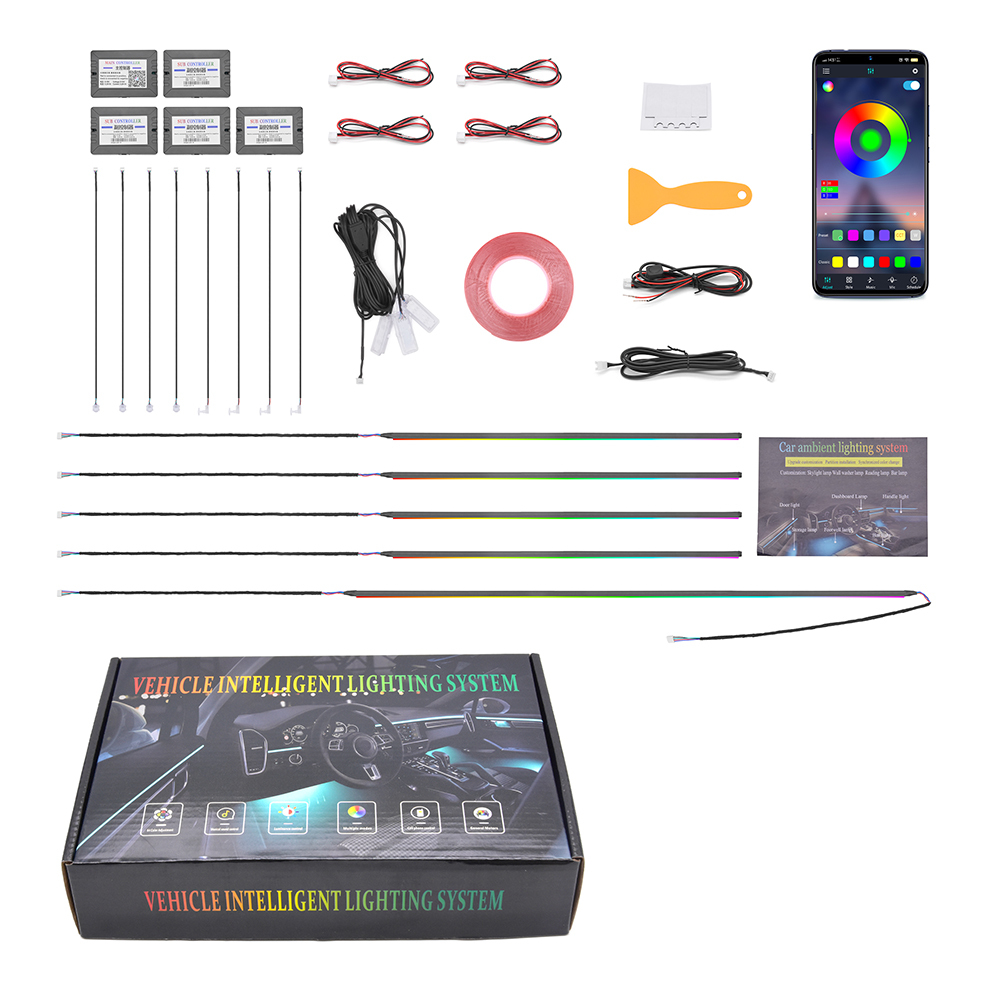 Anpassbares RGB-Innenraumlicht 18/22 in 1