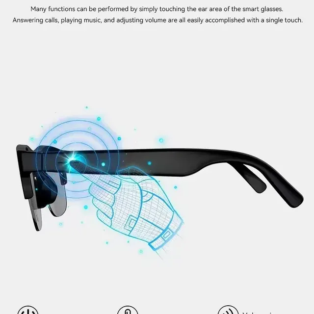 KI-Smart-Brille mit Sprachassistent und Musik 3