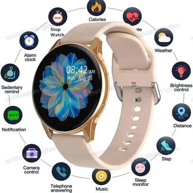 Bluetooth-Smartwatch für Damen und Herren, Fitness 1