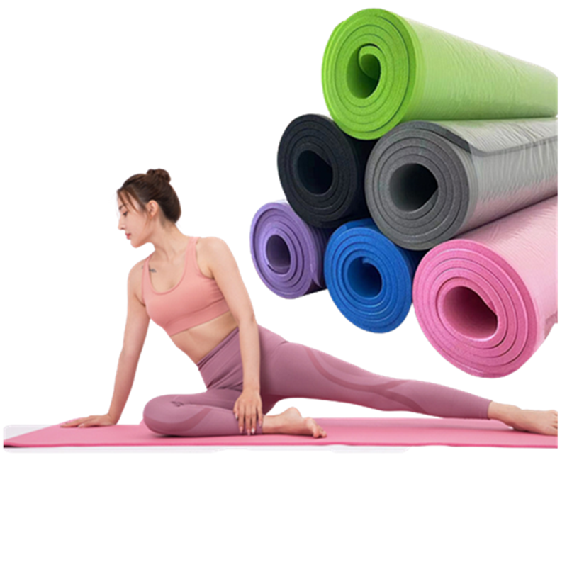 Umweltfreundliche 8mm-Yoga-Matte mit Rutschschutz 4