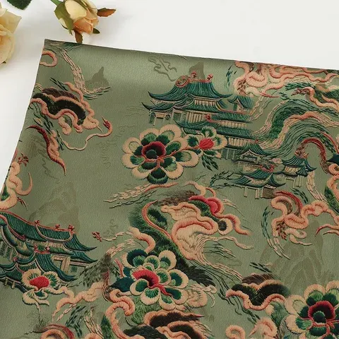 Jacquard-Satinstoff