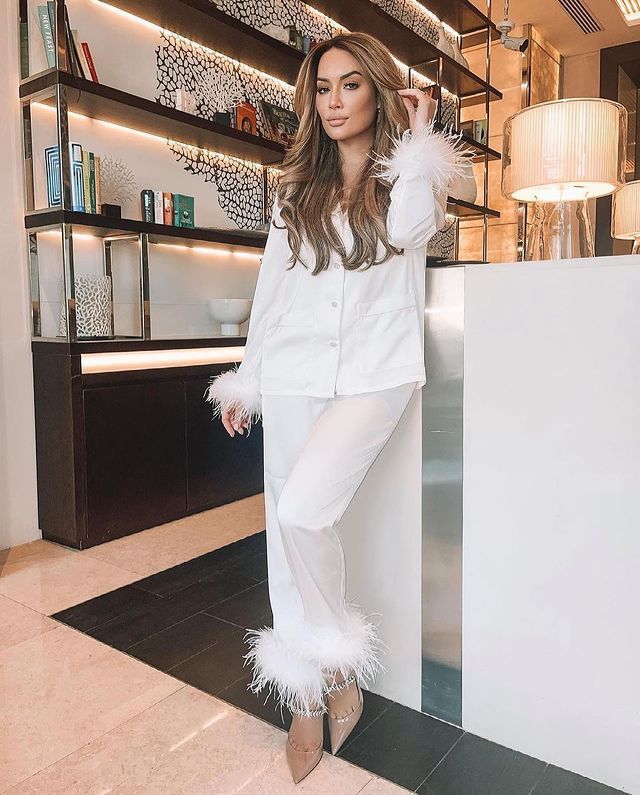 Satin-Pyjama-Set