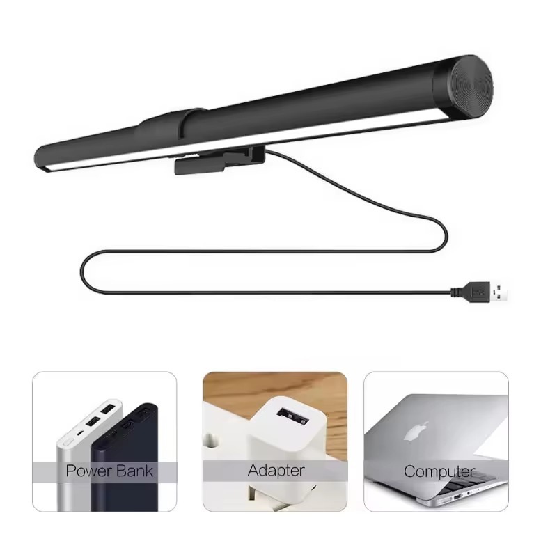 USB-LED-Monitorlampe mit stufenlos dimmbarem Licht 3