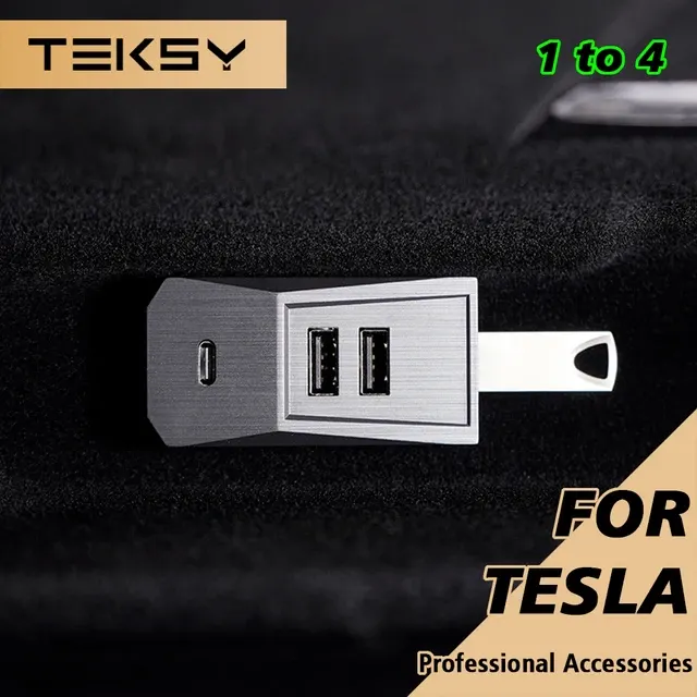 USB-C-Handschuhfach-Hub mit Digitalanzeige 2