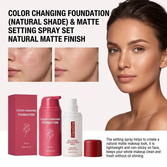 Foundation mit Fixierspray-Set 2