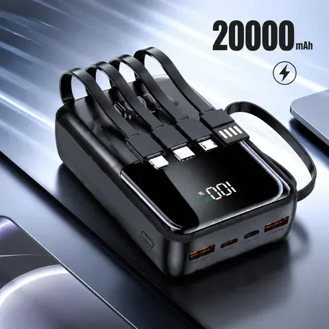 20.000 mAh Powerbank mit Digitalanzeige
