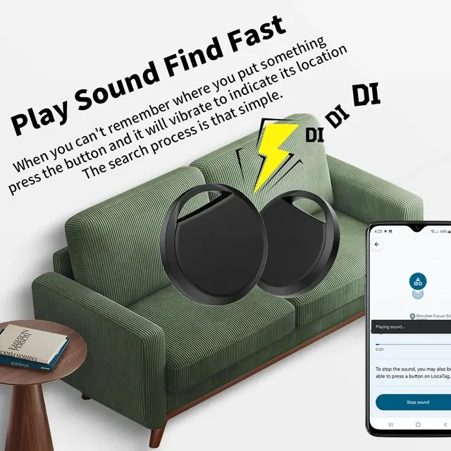Bluetooth-Schlüsselfinder mit Reichweiten-Tracking 3