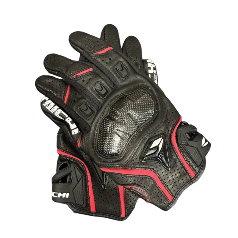 Echtleder-Motocross-Handschuhe für Herren 4