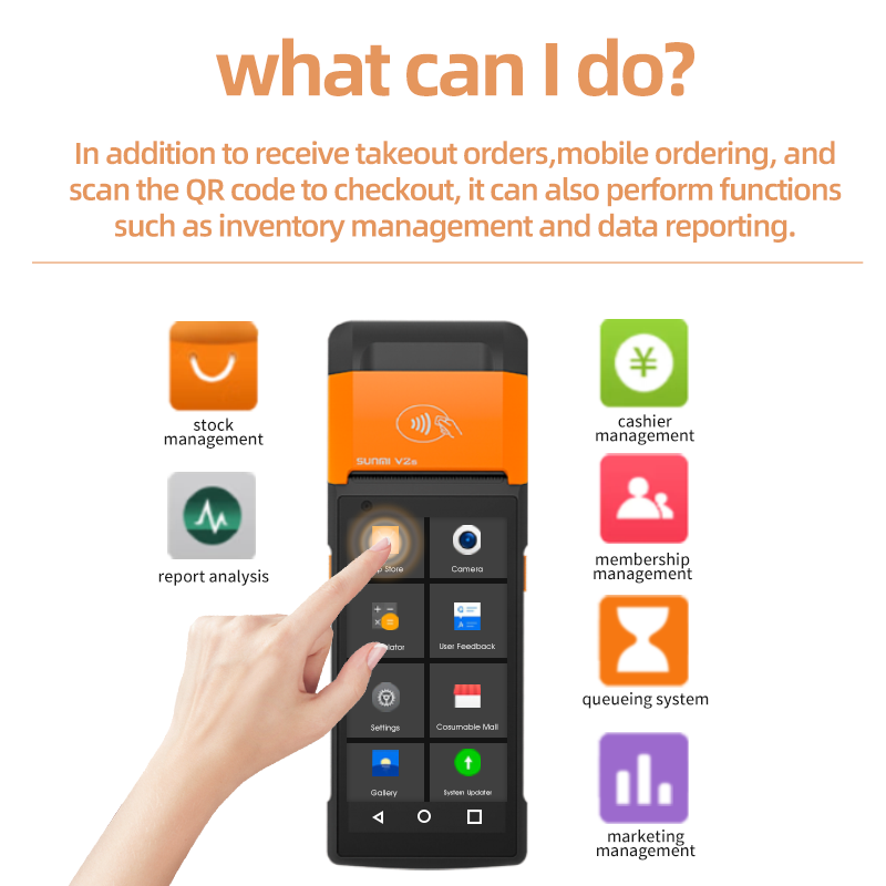 Handheld Smart-POS-Terminal mit Kamera und NFC 2