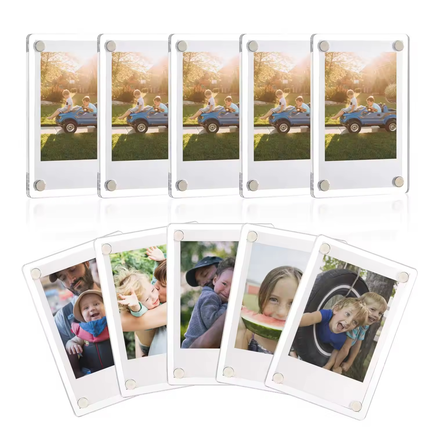 Acryl-Kühlschrank-Fotorahmen für Mini-Sofortbilder