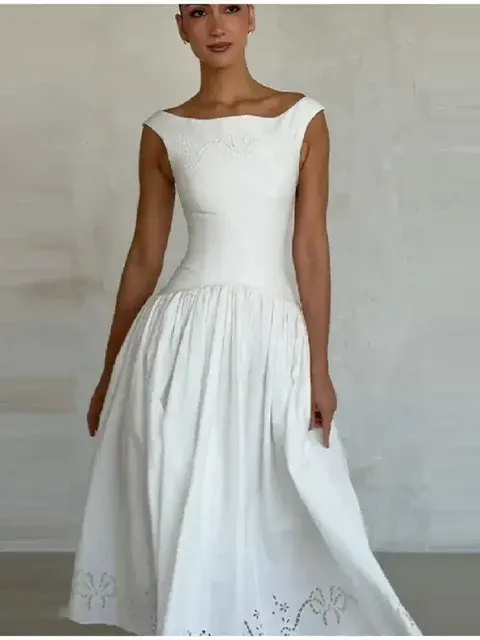 Off-Shoulder-Midikleid 4