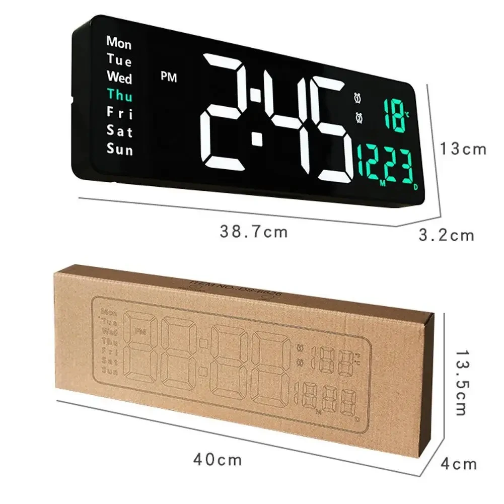 digitale Wanduhr 4
